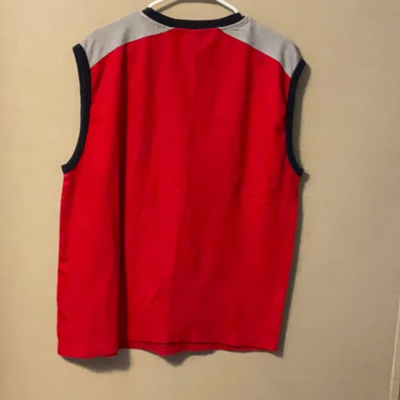 U.S. Polo Assn. Red and Gray Color-Block Tank Top - Picture 5 of 6